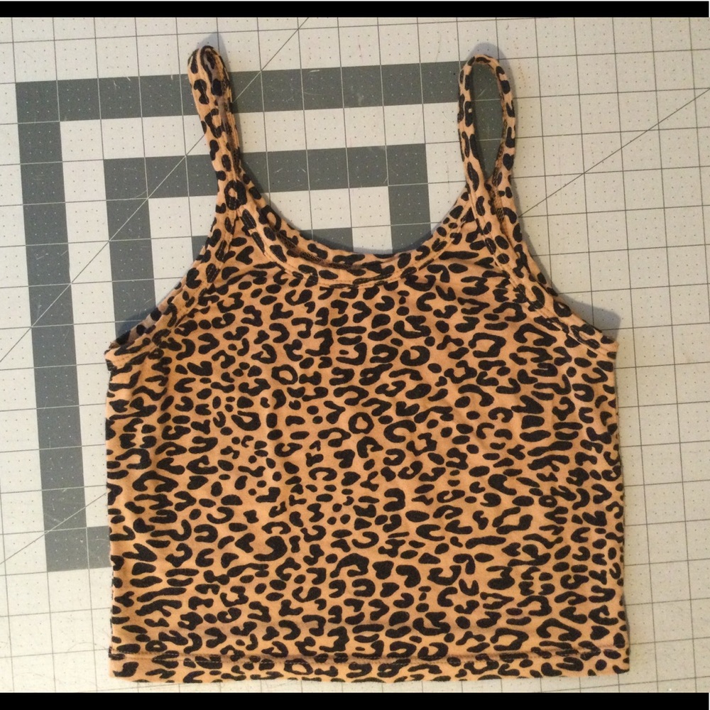 Arq Leopard Crop Tank